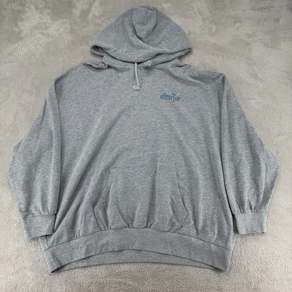 Levis‎ Silver Tab Prism Sweatshirt Hoodie Mens Large Gray Heather French Terry